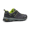 Trezeta Raider WP Waterproof Hiking Shoes in Dark Grey Lime Color