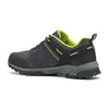 Trezeta Raider WP Waterproof Hiking Shoes in Dark Grey Lime Color