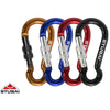Stubai Dwarf Mini-Karabiner, Screwgate - 4 Colours Jar 24 Pcs