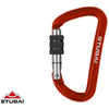 Stubai Off-Set D Mini-Karabiner - Screwgate