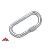 Stubai Oval 30kn Steel Karabiner, Galvanized