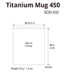 SOTO Titanium Mug 450