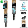 Fizan Compact 3 Tech Walking Poles, Light Blue