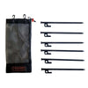 BUSHMEN HD NAILS 25 set of 6 cast iron tent pegs 25 × 0.9 cm